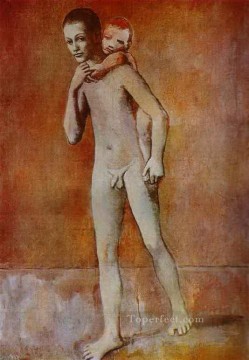 パブロ・ピカソ Painting - 二人の兄弟 1905年 パブロ・ピカソ